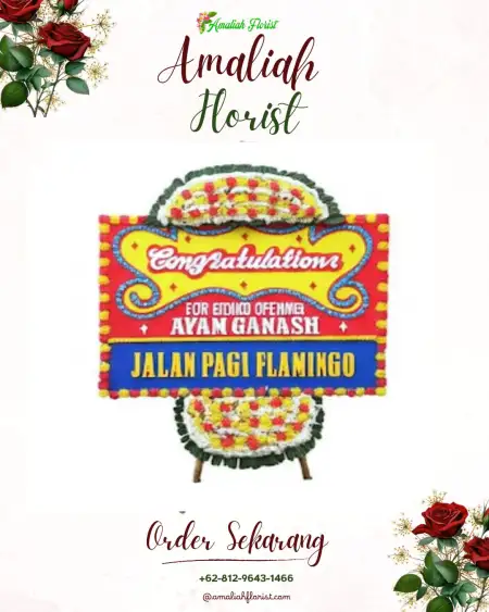 Sewa Papan Bunga Cikeas